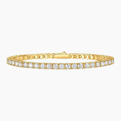 Handcrafted Moissanite Tennis Bracelet