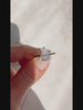 Teardrop Shape Moissanite Ring