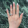 Elarienne Sculpted Vine Round Moissanite Ring