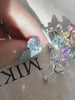 Rose-cut Imitation Moissanite Stud Earrings