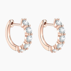 Brilliant Round Cut Earrings