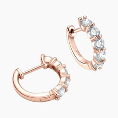 Brilliant Round Cut Earrings