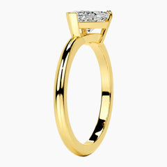 Classic Pear Cut Moissanite Ring